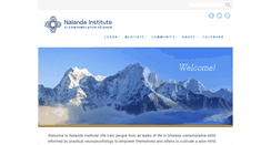 Desktop Screenshot of nalandainstitute.org